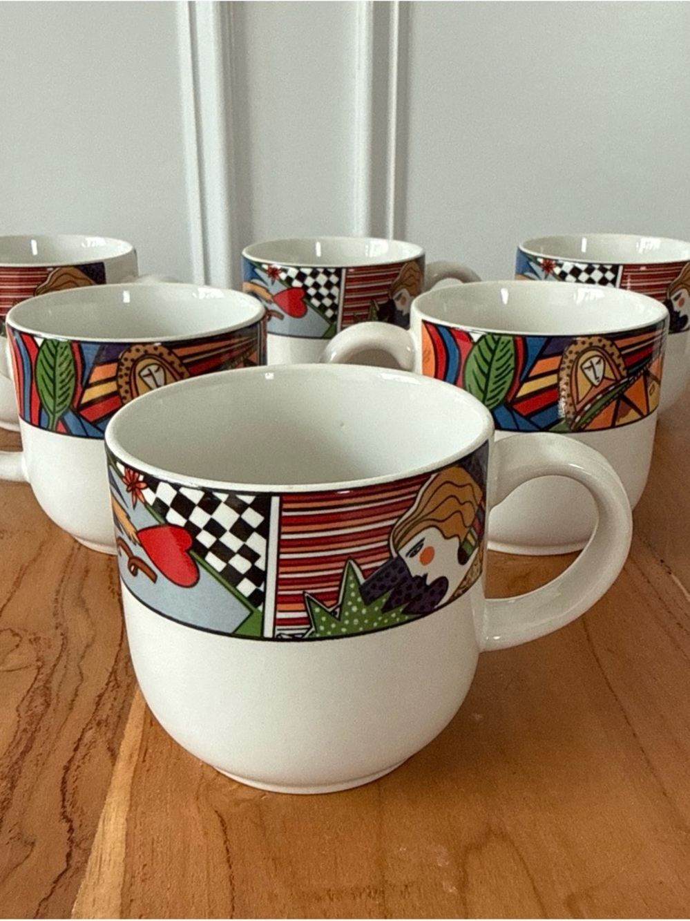 VITROMASTER 1991 Metropolitan Stoneware Coffee Mug Tea Cups Set of 6